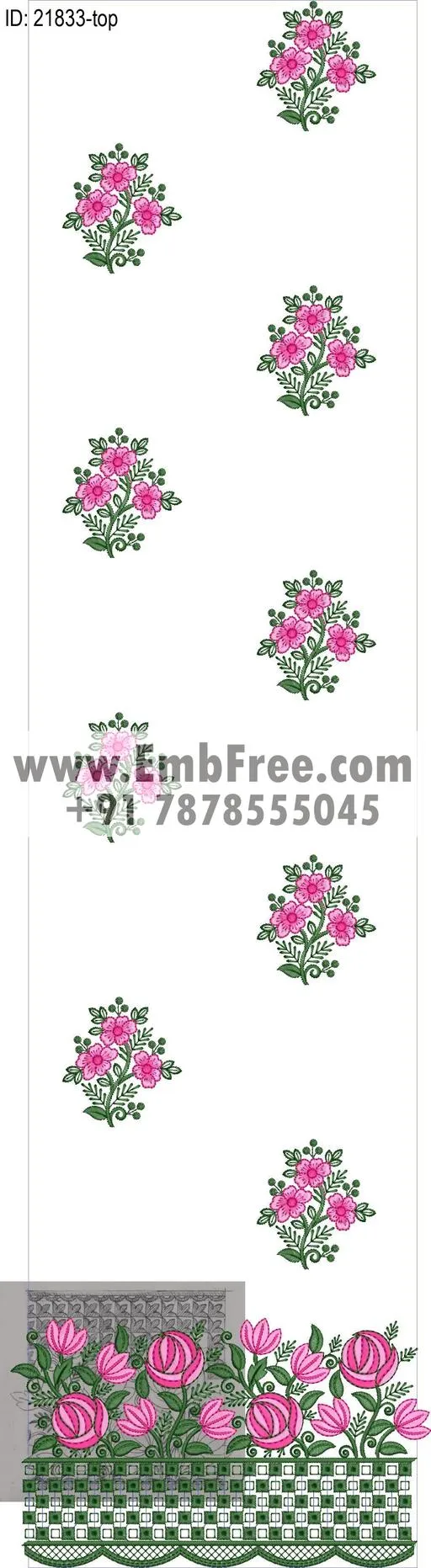 Embroidery Designs for dress id:21833