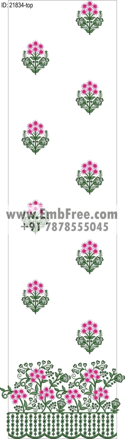Embroidery Designs for dress id:21834
