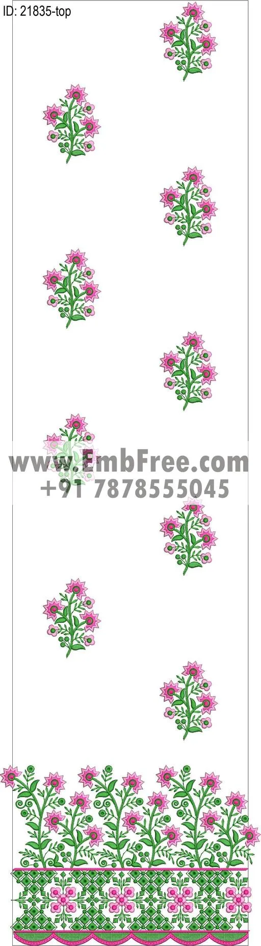 Embroidery Designs for dress id:21835