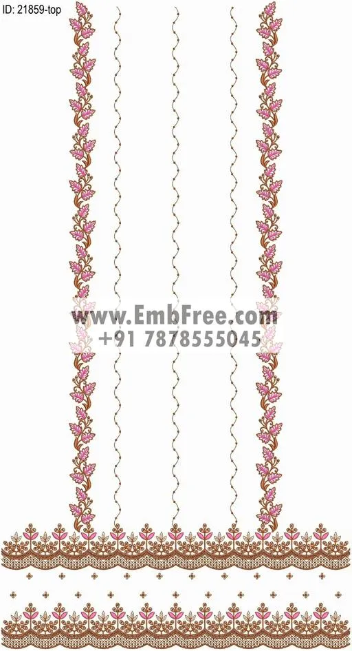 top dupatta embroidery design-ID:21859