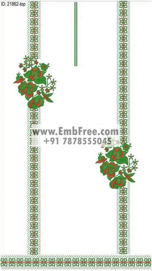 dress single head embroidery design-ID:21862