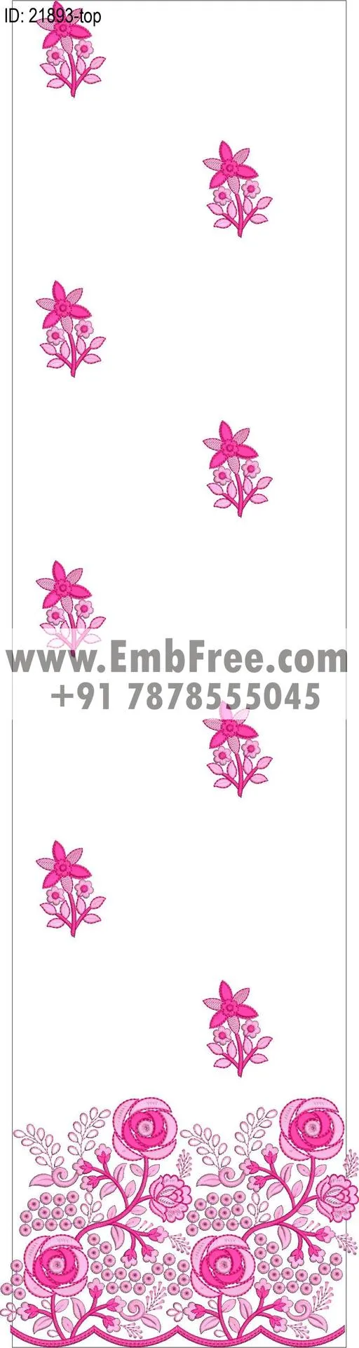Embroidery Designs for dress id:21893