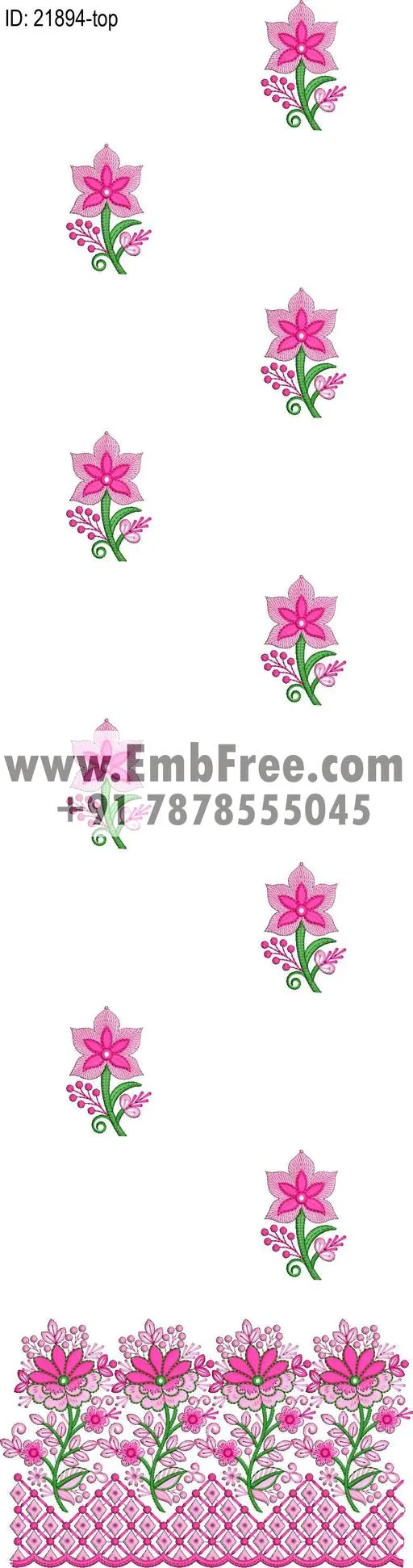 Embroidery Designs for dress id:21894