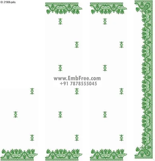 saree cpallu embroidery design-ID:21908