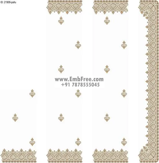 saree cpallu embroidery design-ID:21909