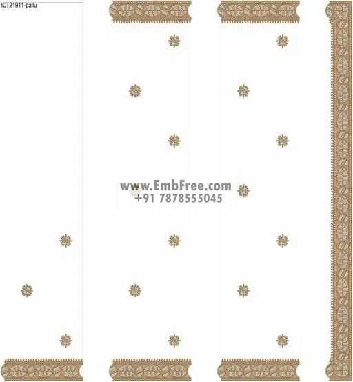 saree cpallu embroidery design-ID:21911