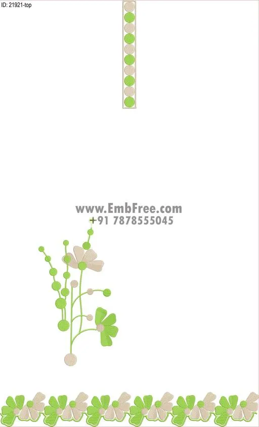 Embroidery Designs for dress id:21921