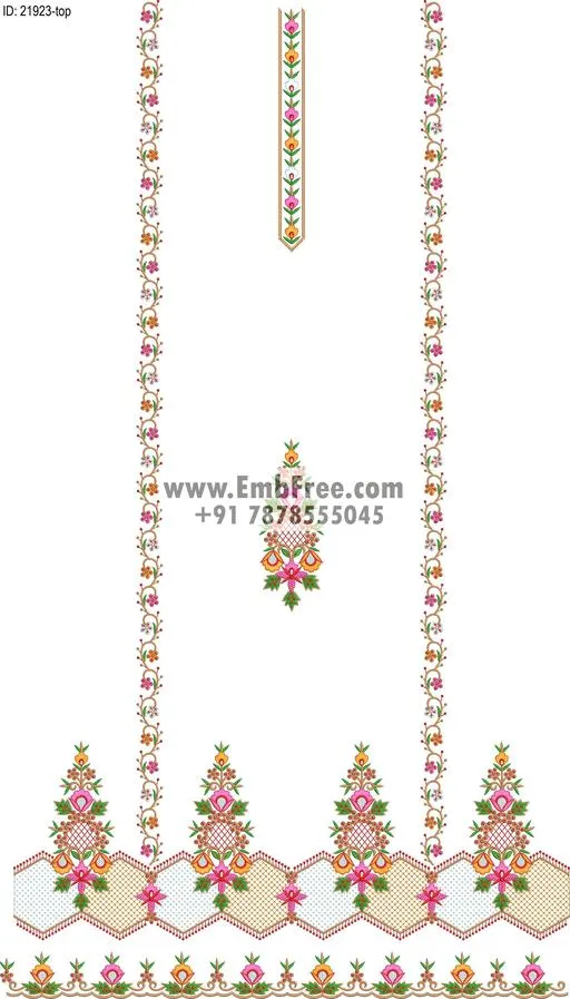 dress single head embroidery design-ID:21923