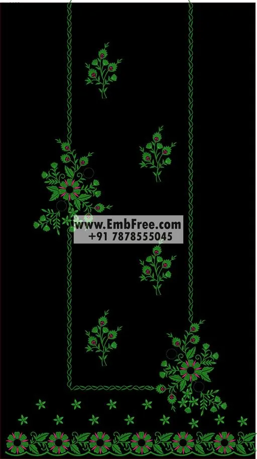Embroidery Designs for dress id:21925
