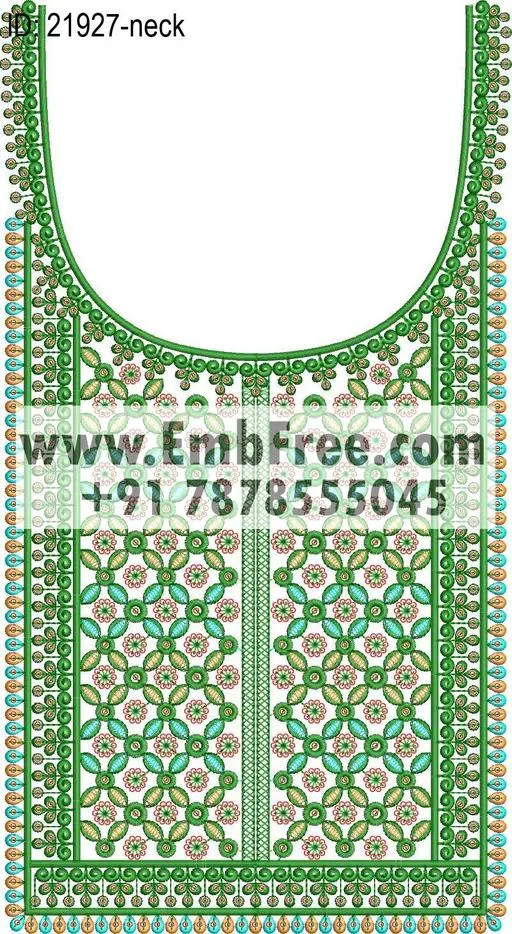 neck embroidery design-ID:21927