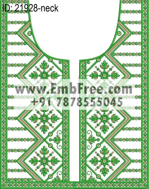 neck embroidery design-ID:21928