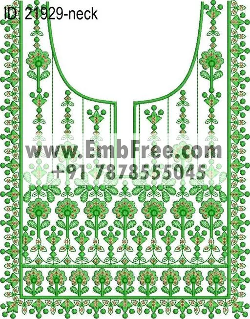 neck embroidery design-ID:21929