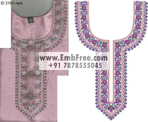neck embroidery design-ID:21931