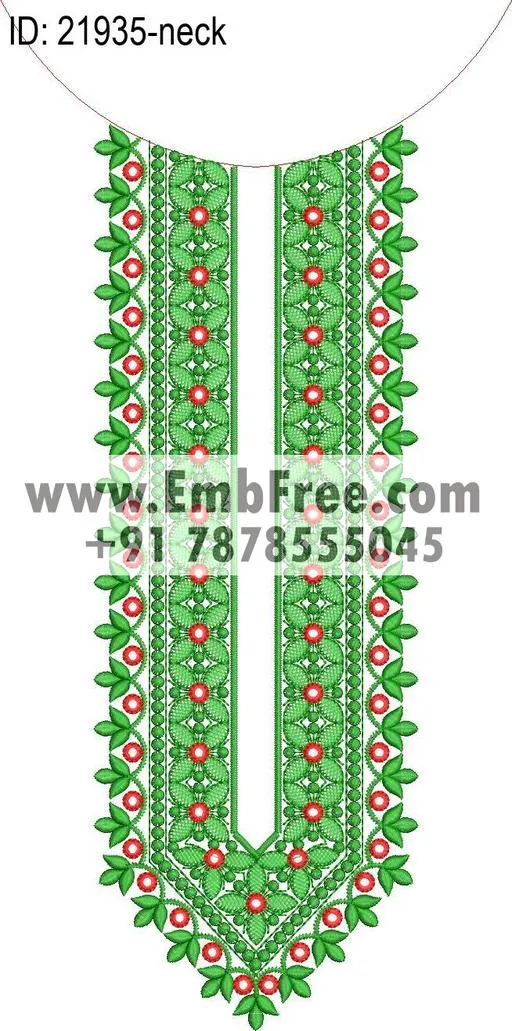neck embroidery design-ID:21935
