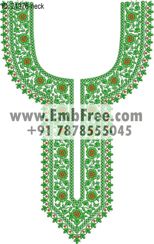 neck embroidery design-ID:21976