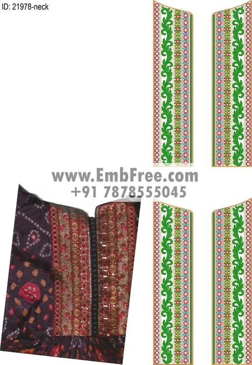 neck embroidery design-ID:21978