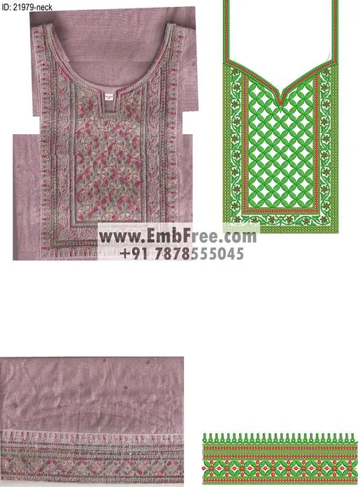 neck embroidery design-ID:21979