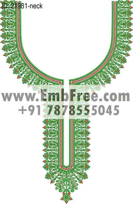neck embroidery design-ID:21981