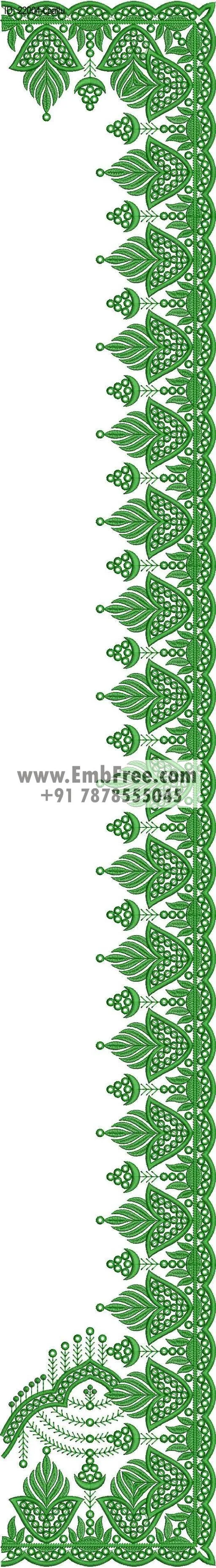 saree cpallu embroidery design