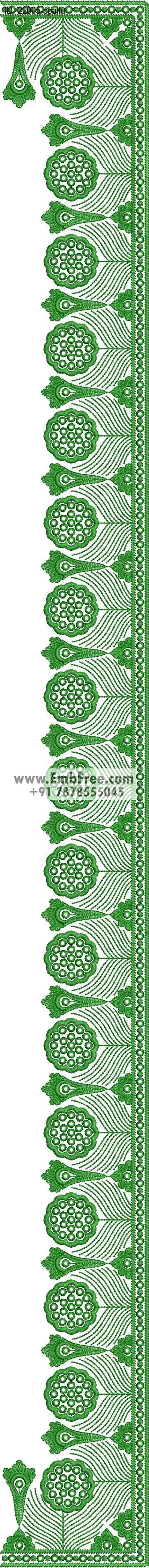 saree cpallu embroidery design