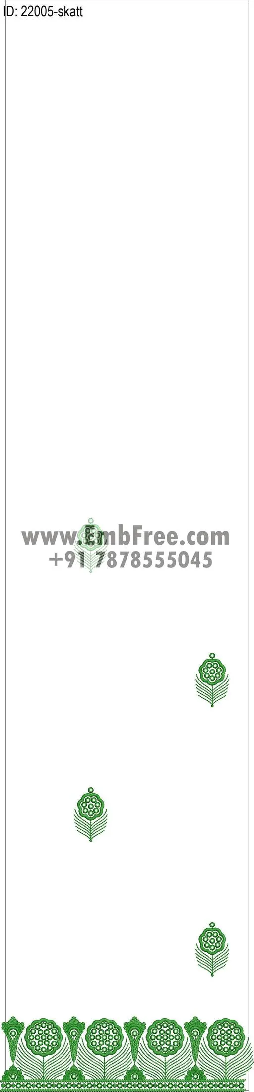 saree cpallu embroidery design thumbnail 3