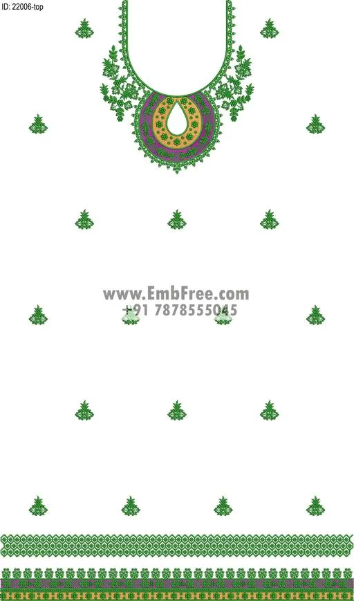 dress single head embroidery design-ID:22006