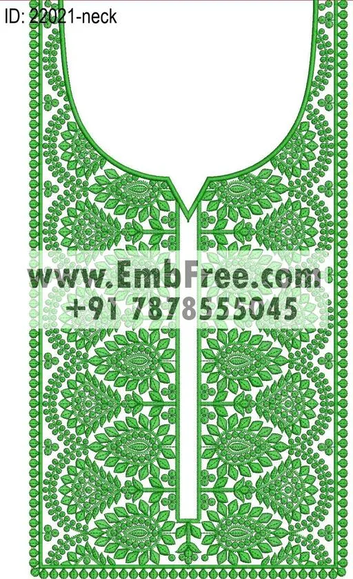 neck embroidery design-ID:22021
