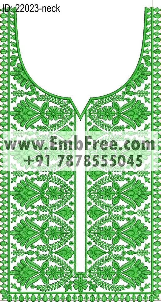 neck embroidery design-ID:22023