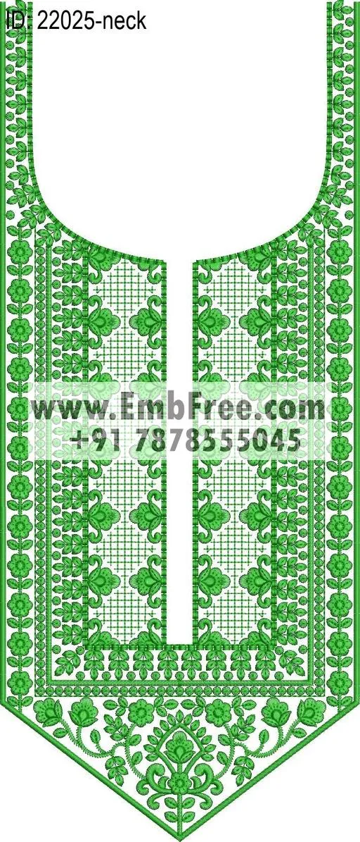 Embroidery Designs for dress id:22025