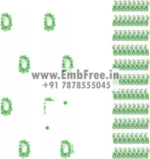 Embroidery designs for Saree pallu skatt thumbnail 2