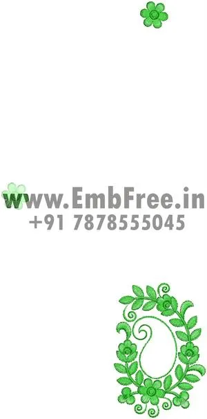 Embroidery designs for Saree pallu skatt thumbnail 3
