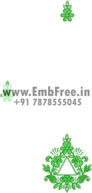 Embroidery designs for Saree pallu skatt thumbnail 3