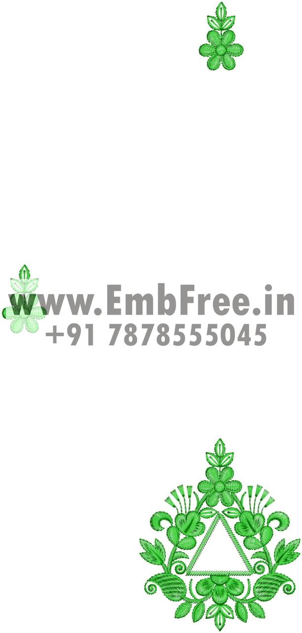 Embroidery designs for saree pallu skatt with chiroski diamond thumbnail 3