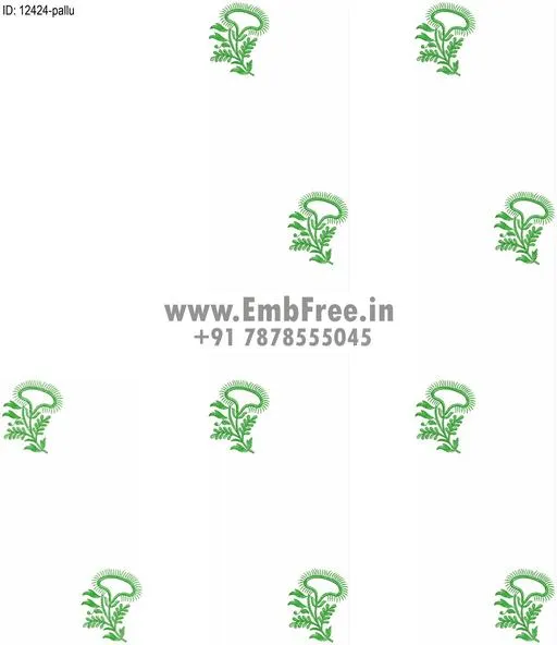 saree pallu skatt embroidery designs