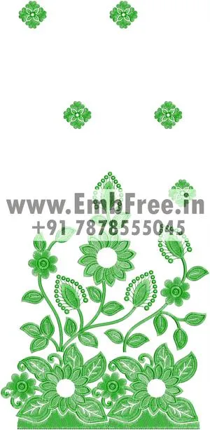 Saree embroidery designs thumbnail 2