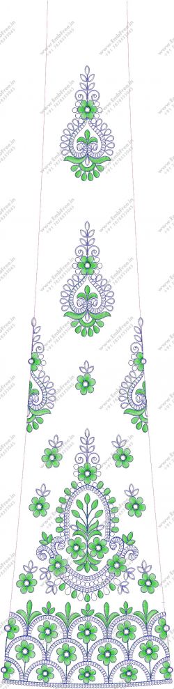lahenga embroidery design