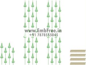 Embroidery designs for saree cpallu chiroski diamond-ID:8985